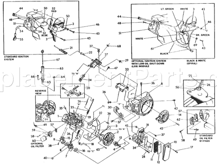 Page B Diagram and Parts List for 9777-0  Briggs and Stratton Generator